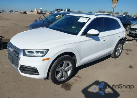 2018 Audi Q5 2.0T Premium/2.0T Tech Premium z USA, uszkodzony, nr VIN WA1BNAFY2J2027679
